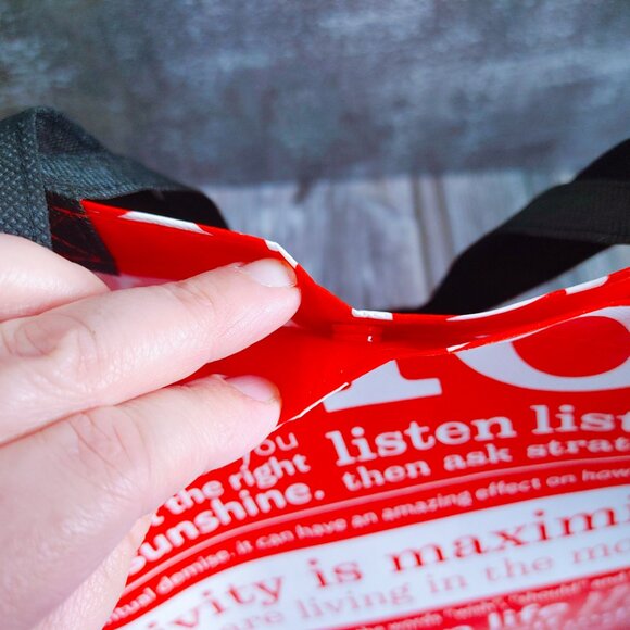 (3) Lululemon Large Manifesto Reusable Tote - Shopper/Gym/Yoga/Beach/Swim Bag - Picture 6 of 10